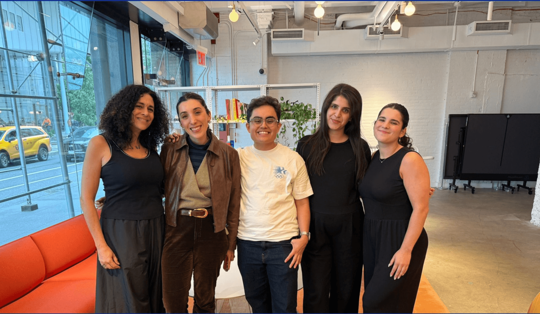 At the Wix Offices in NYC with my team. That's me in the middle :)